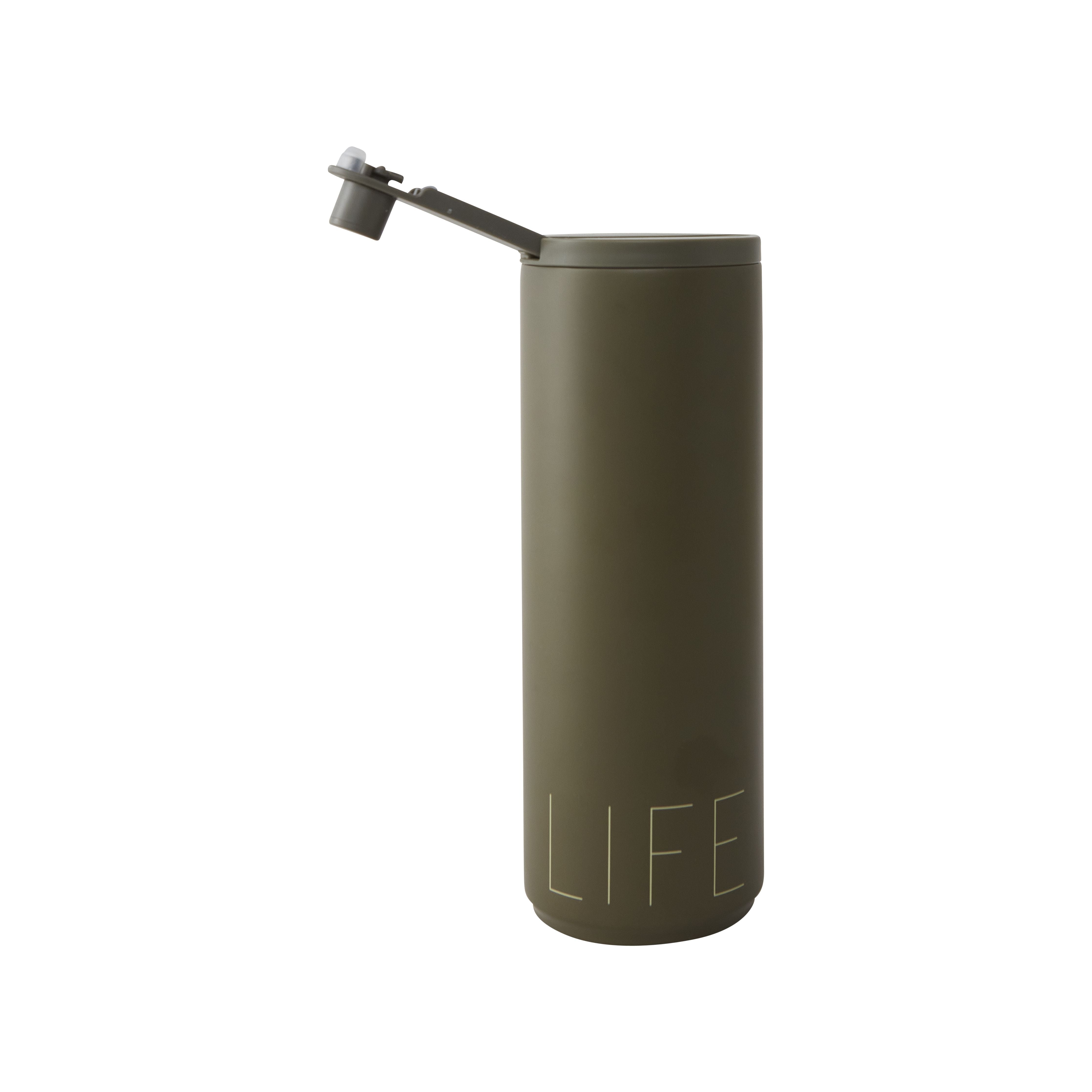 Design Letters Travel Mug 500 Ml, Olive Green