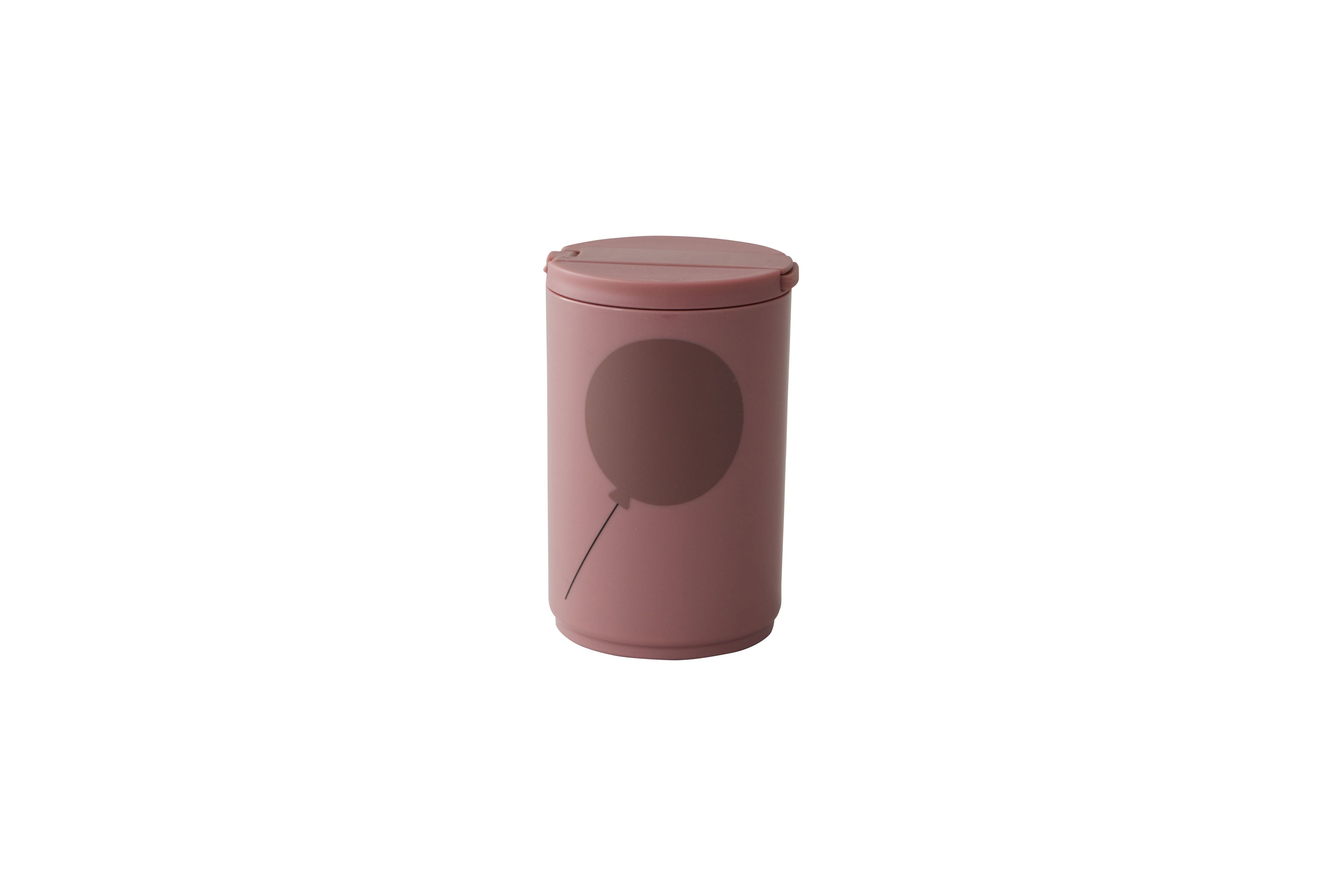 Design Letters Travel Straw Mug 330 Ml, Ash Rose