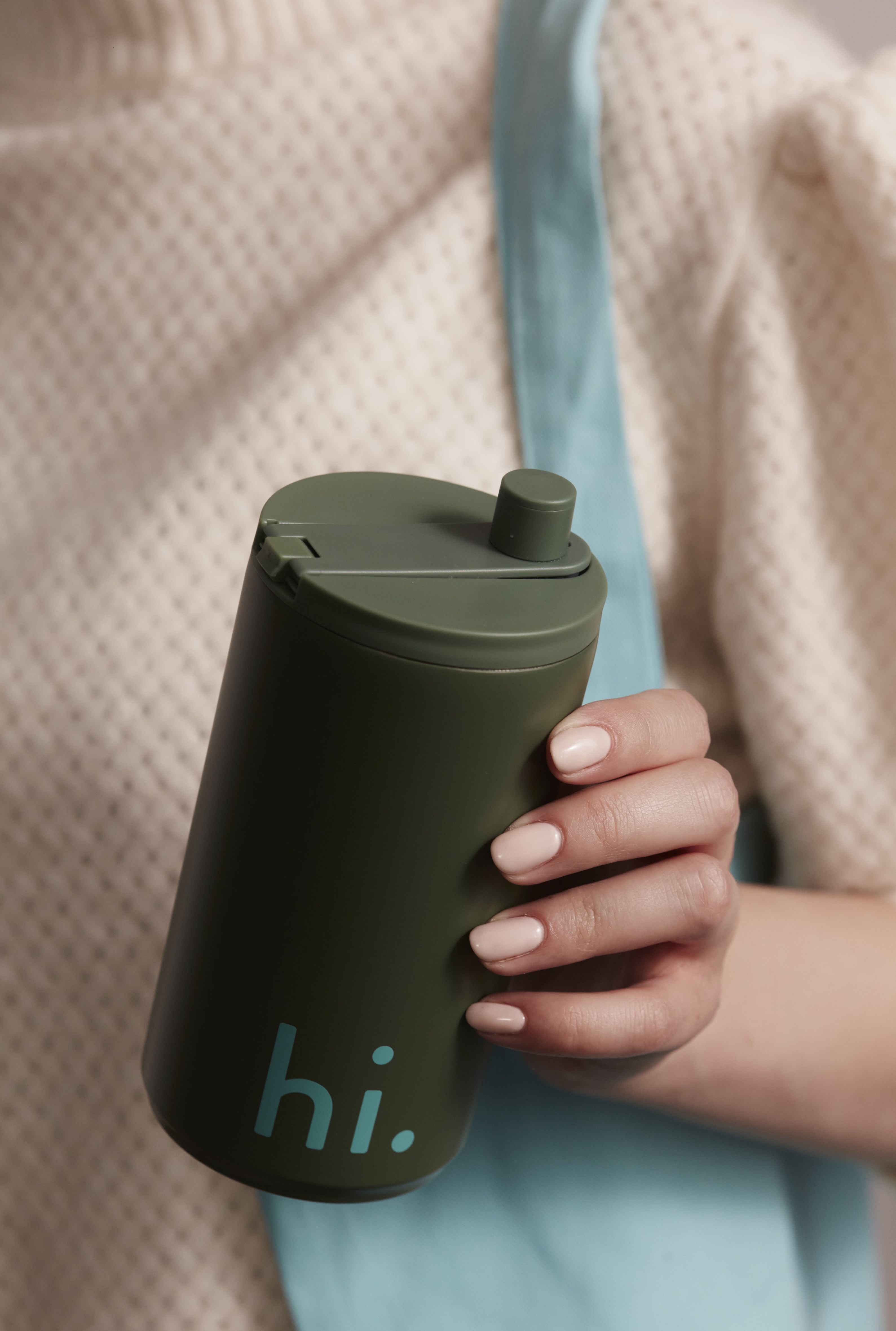 Design Letters Travel Mug 350ml, Myrtle Green