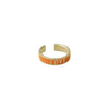 Design Letters Word Candy Ring Special Edition Love, Orange