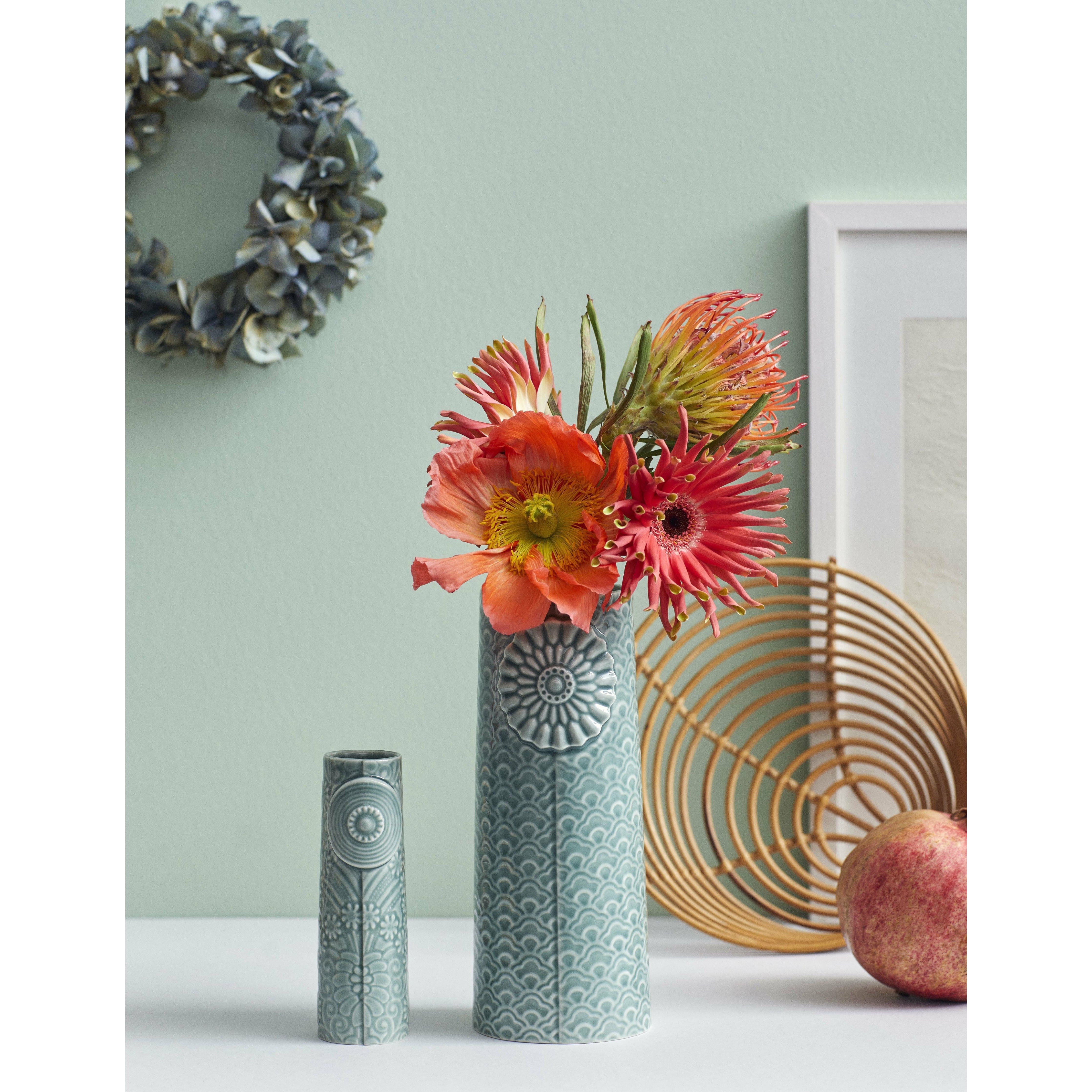 Dottir Pipanella Flower Mini Peacock Vase