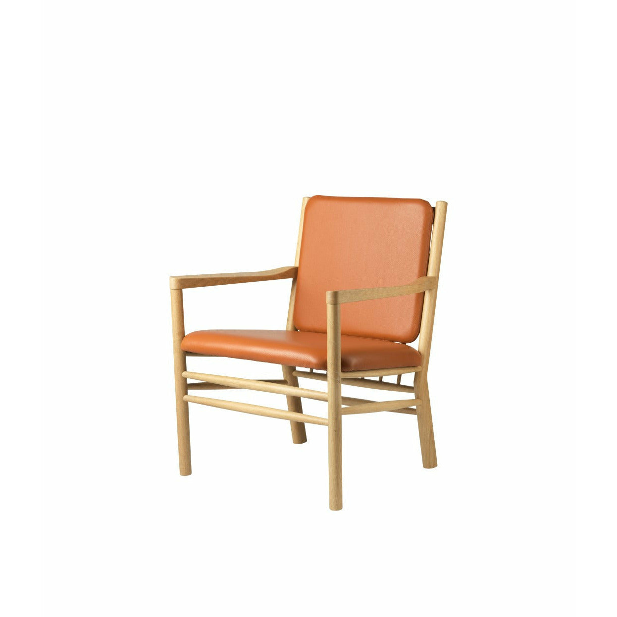 Fdb Møbler J147 Armchair, Natural/Cognac