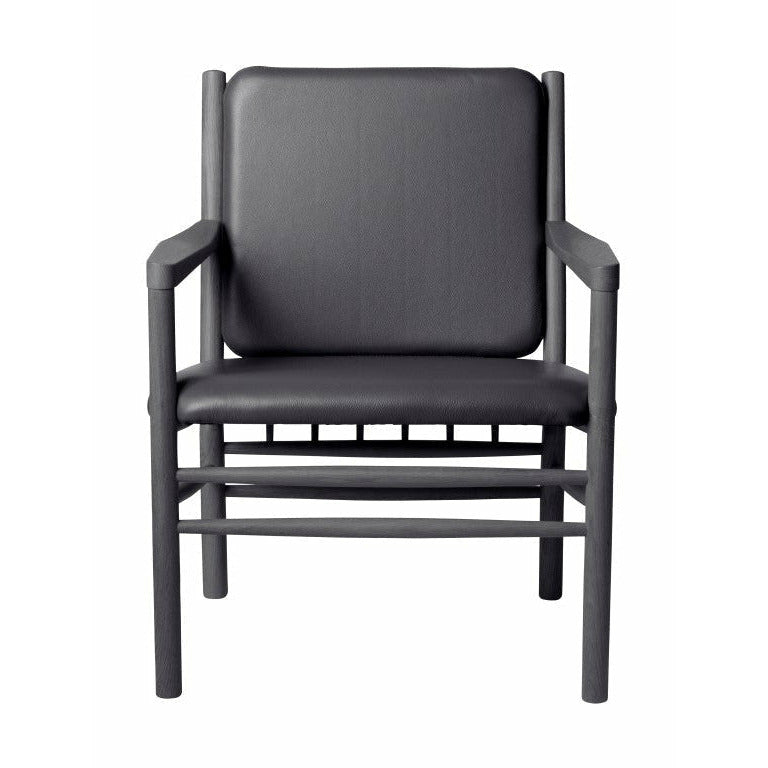 Fdb Møbler J147 Armchair, Black/Black