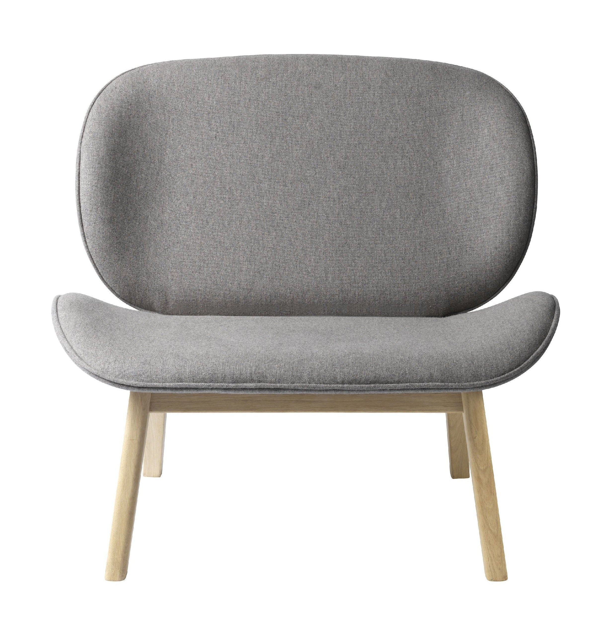 Fdb Møbler L32 Suru Lounge Chair, Oak/Grey