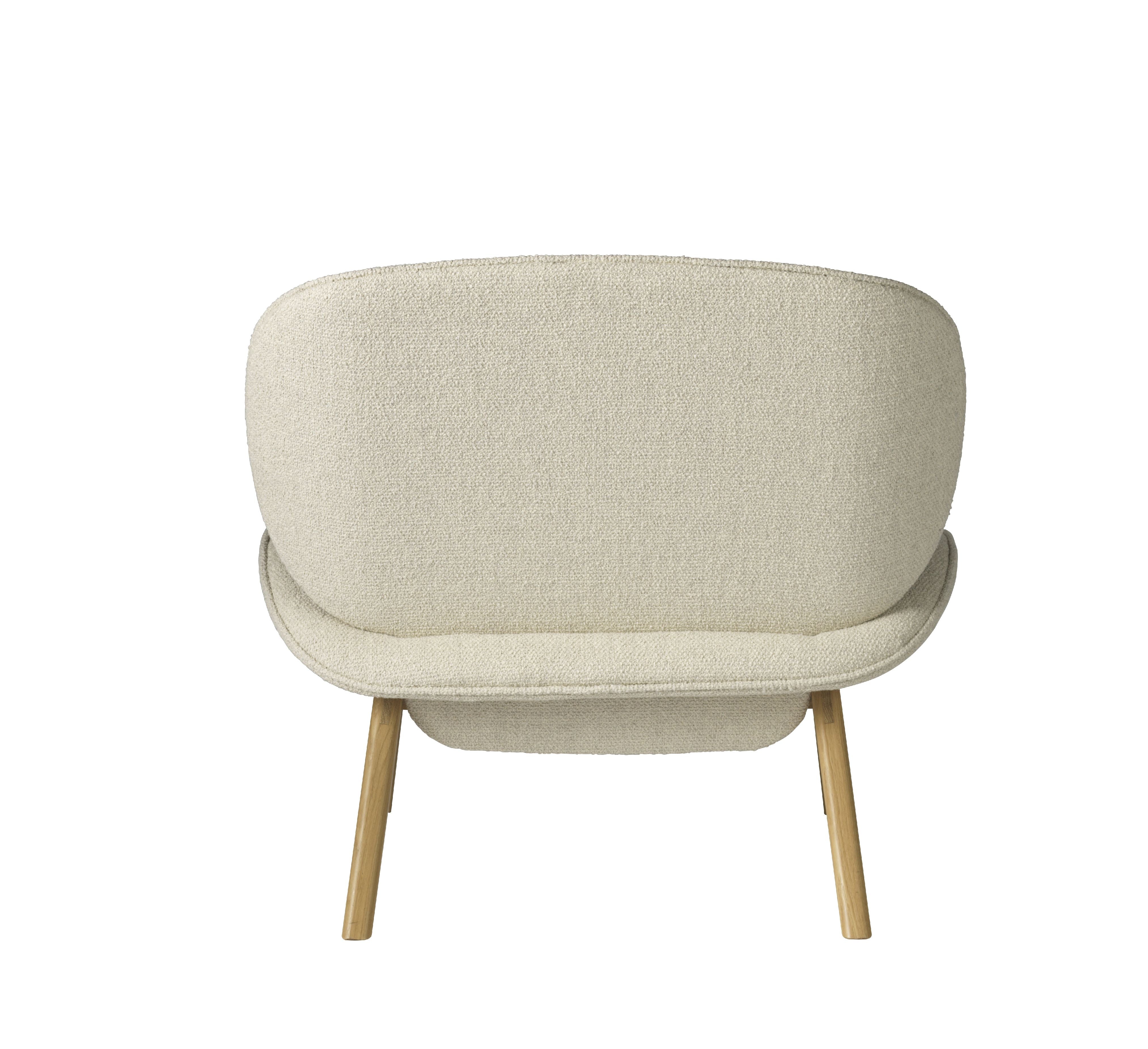 Fdb Møbler L32 Suru Lounge Chair, Oak/Light Beige