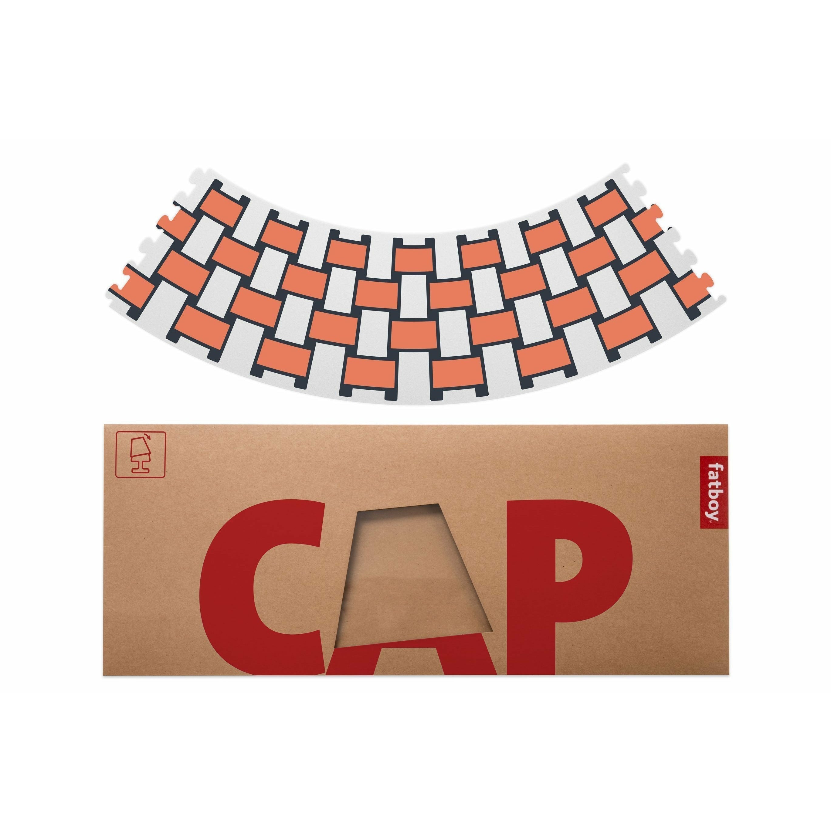 Fatboy Cooper Cappie Lampshade Basket Weave, Pumpkin Orange