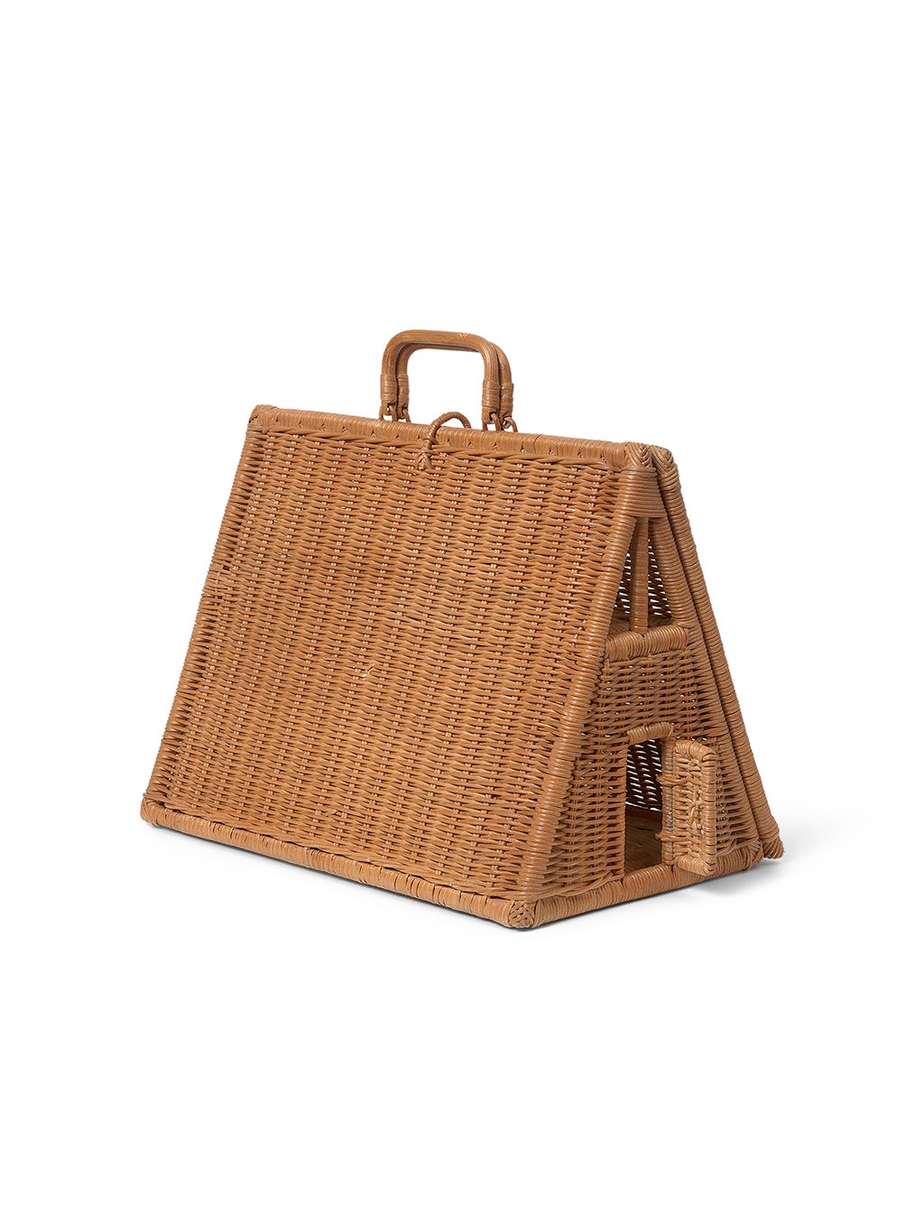 Ferm Living Braided A House Rattan Dollhouse, Nature