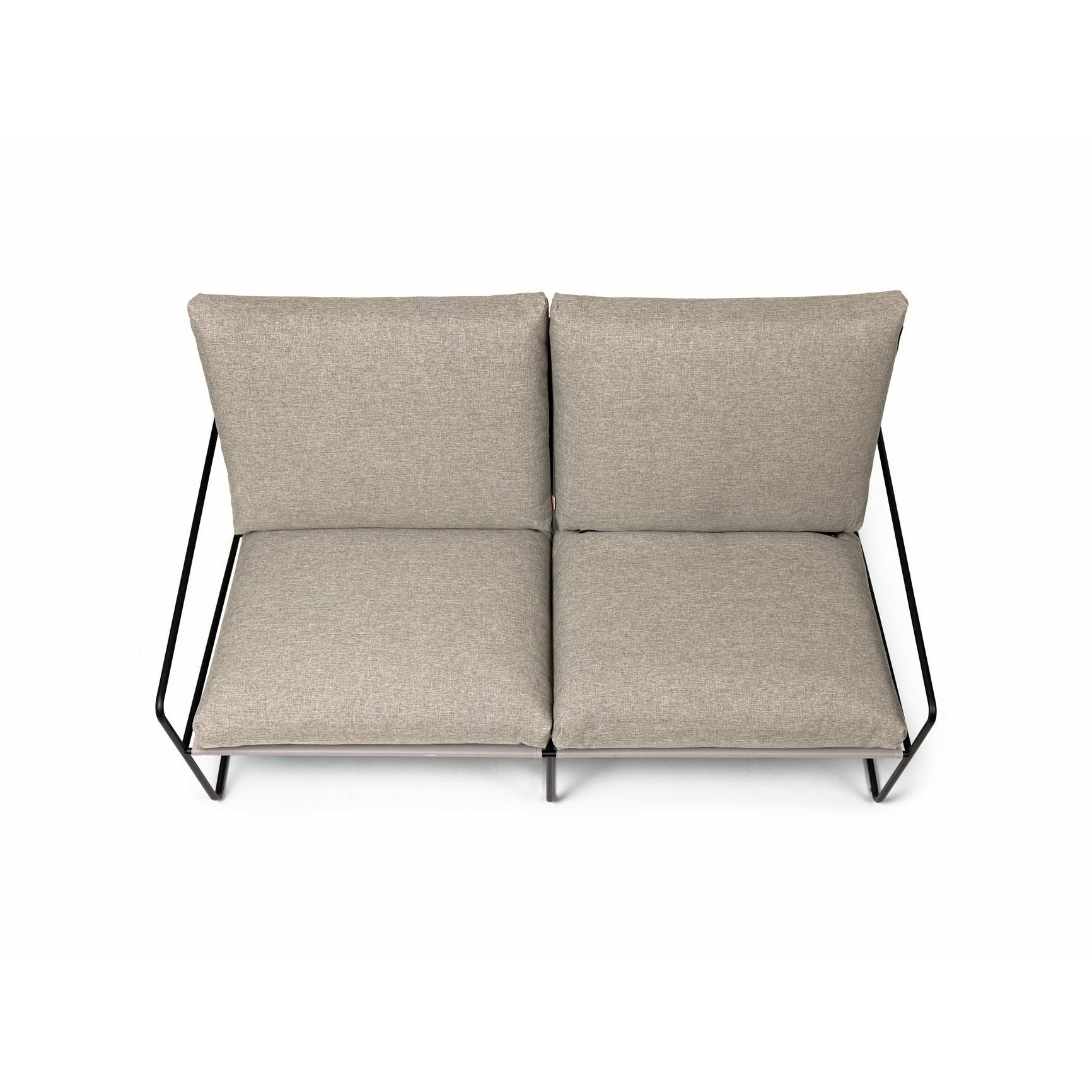 Ferm Living Desert 2 Seater Sofa, Black/Dark Sand