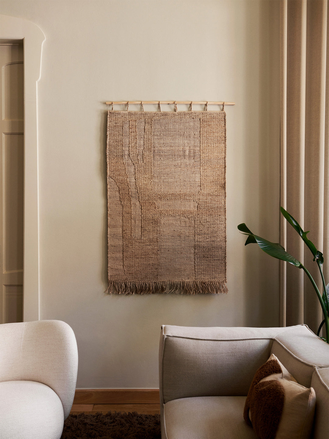 Ferm Living Harvest Tapestry, Natural