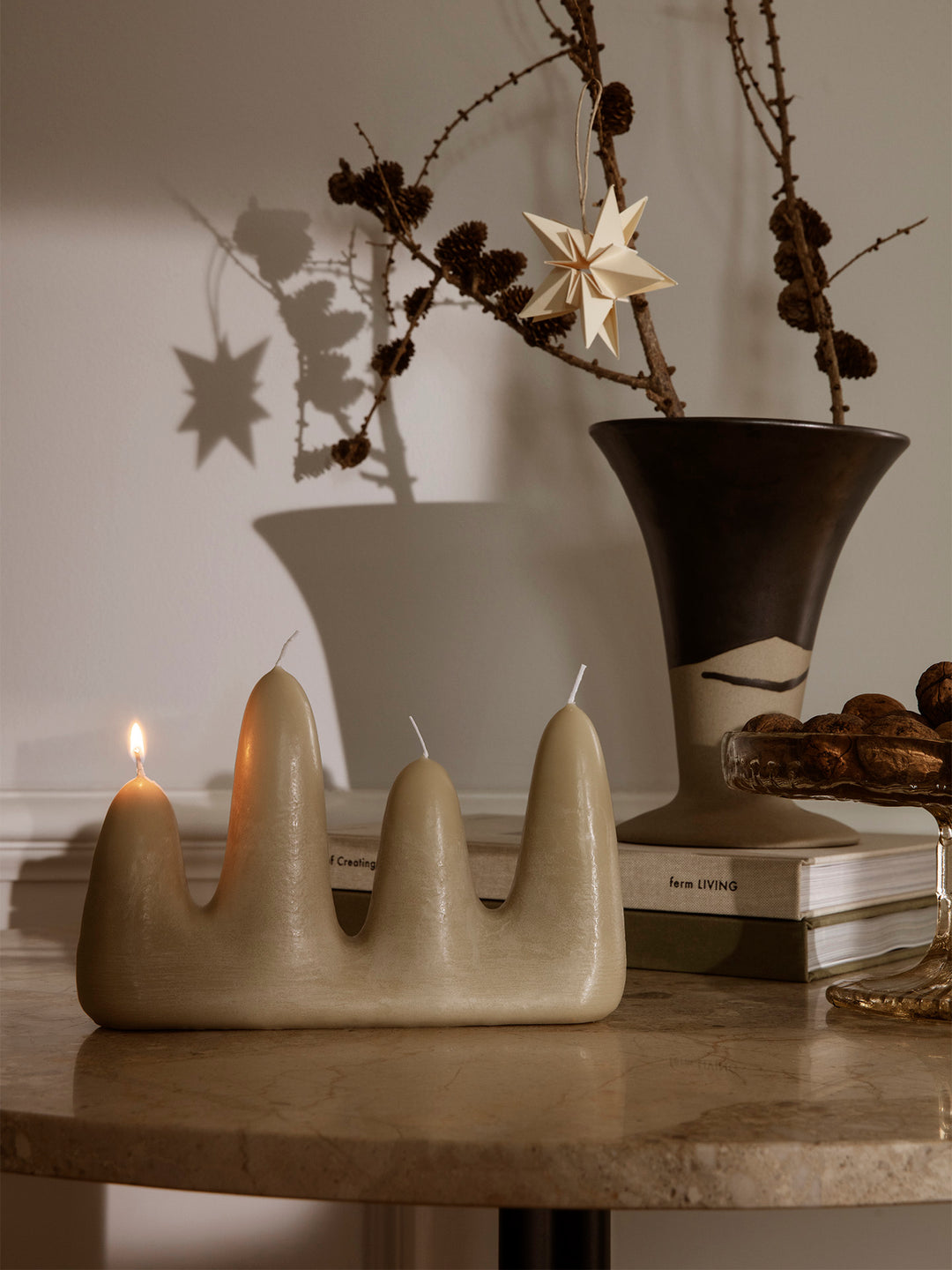 Ferm Living Stala Candle, Sand