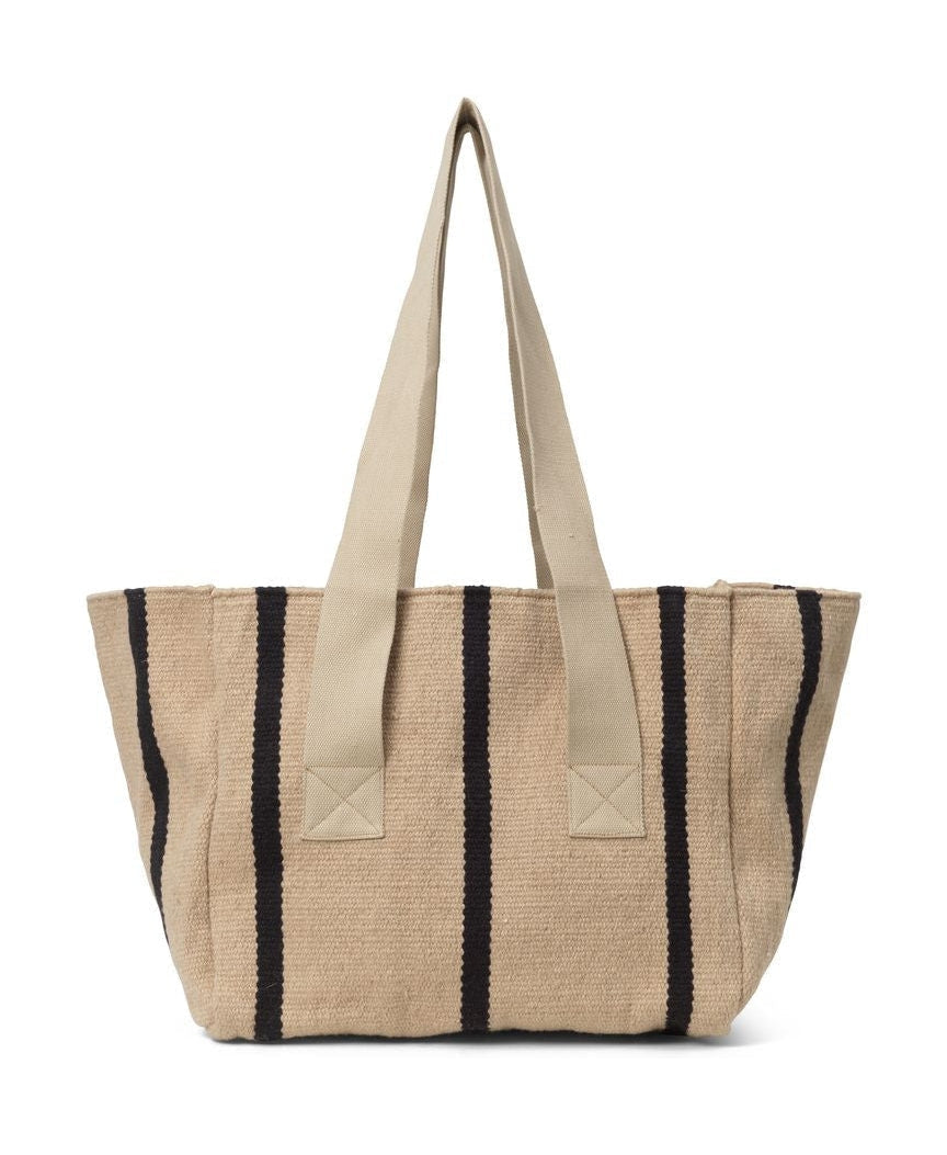 Ferm Living Yard Picnic Bag, Sand/Black