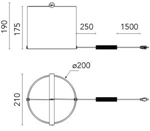 Flos To Tie T1 Table Lamp, Aluminium