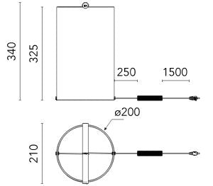 Flos To Tie T2 Table Lamp, Aluminium