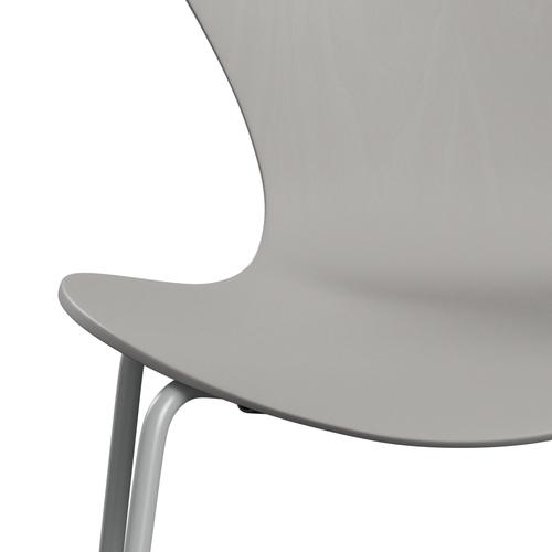 Fritz Hansen 3107 Chair Unupholstered, Nine Grey/Dyed Ash Nine Grey