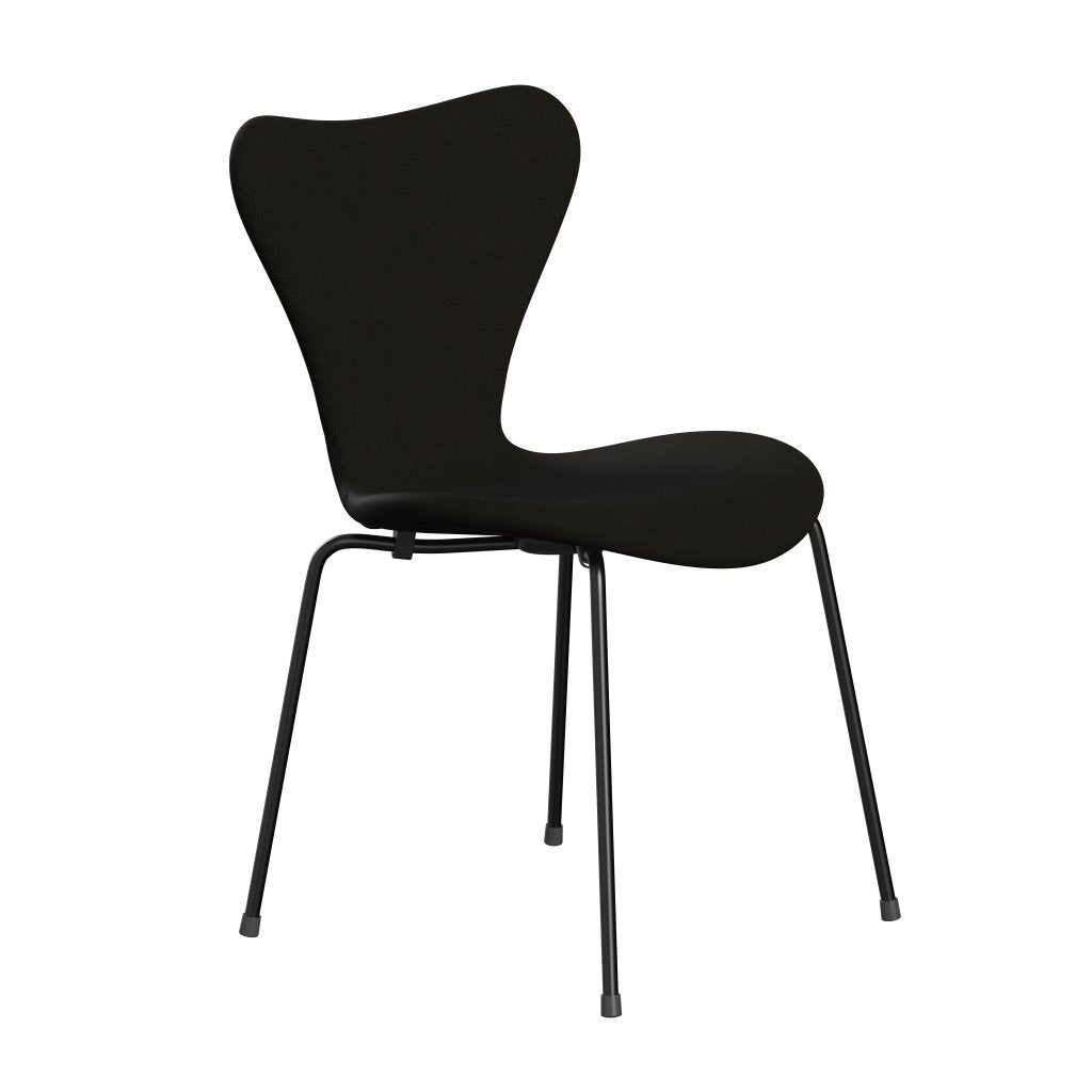 Fritz Hansen 3107 Chair Full Upholstery, Black/Fame Dark