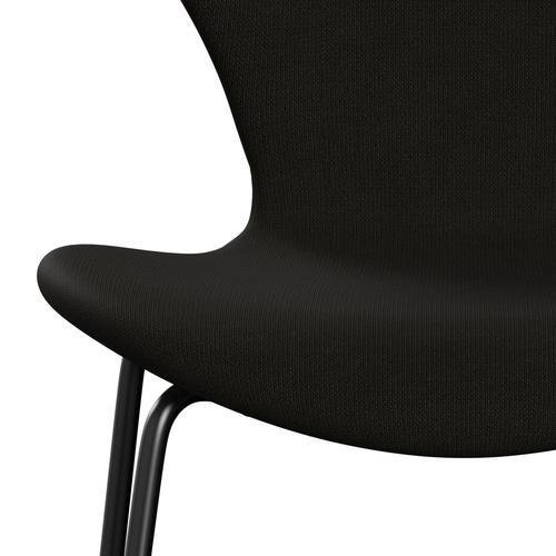 Fritz Hansen 3107 Chair Full Upholstery, Black/Fame Dark