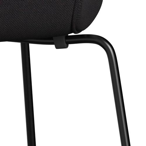 Fritz Hansen 3107 Chair Full Upholstery, Black/Sunniva 2 Black (Sv683)