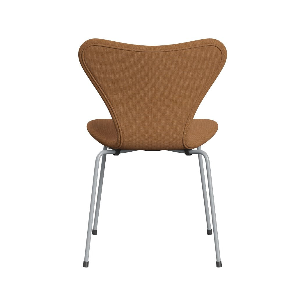 Fritz Hansen 3107 Chair Full Upholstery, Silver Grey/Steelcut Trio Camel