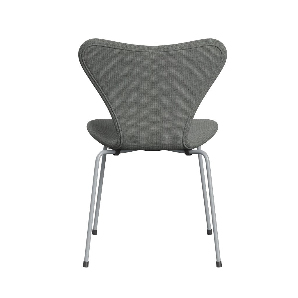 Fritz Hansen 3107 Chair Full Upholstery, Silver Grey/Sunniva 2 Grey