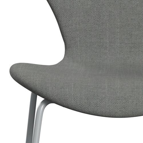 Fritz Hansen 3107 Chair Full Upholstery, Silver Grey/Sunniva 2 Grey