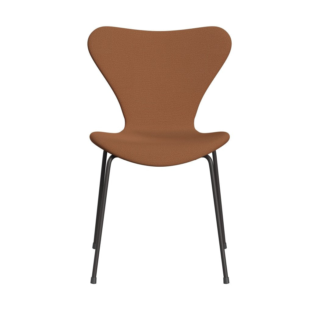 Fritz Hansen 3107 Chair Full Upholstery, Warm Graphite/Capture Copper