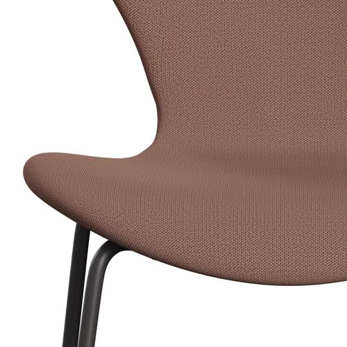 Fritz Hansen 3107 Chair Full Upholstery, Warm Graphite/Capture Brick/Red