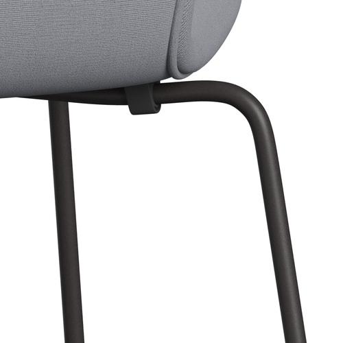 Fritz Hansen 3107 Chair Full Upholstery, Warm Graphite/Christianshavn Light Grey Plain