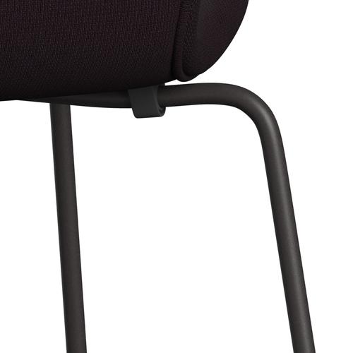 Fritz Hansen 3107 Chair Full Upholstery, Warm Graphite/Fame Brown (F61108)