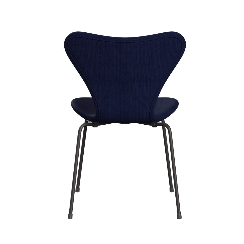 Fritz Hansen 3107 Chair Full Upholstery, Warm Graphite/Fame Dark Blue (F66005)