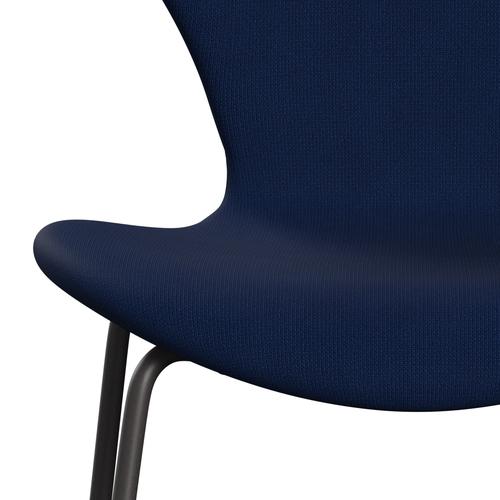 Fritz Hansen 3107 Chair Full Upholstery, Warm Graphite/Fame Dark Blue (F66071)