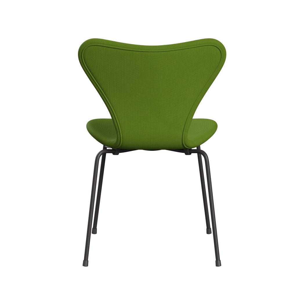 Fritz Hansen 3107 Chair Full Upholstery, Warm Graphite/Fame Green