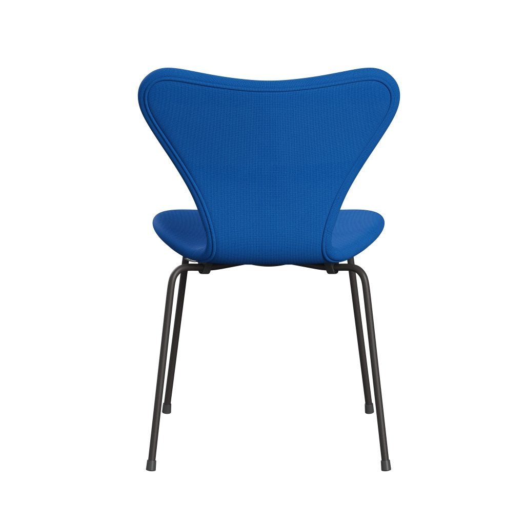 Fritz Hansen 3107 Chair Full Upholstery, Warm Graphite/Fame Ocean Blue