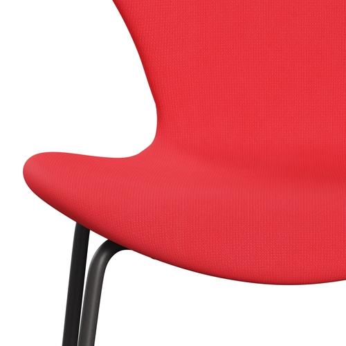 Fritz Hansen 3107 Chair Full Upholstery, Warm Graphite/Fame Pink