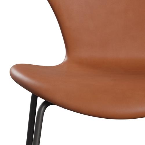 Fritz Hansen 3107 Chair Full Upholstery, Warm Graphite/Grace Walnut