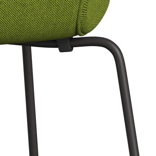 Fritz Hansen 3107 Chair Full Upholstery, Warm Graphite/Hallingdal Green