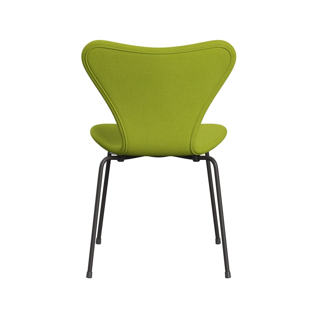 Fritz Hansen 3107 Chair Full Upholstery, Warm Graphite/Hallingdal Lime