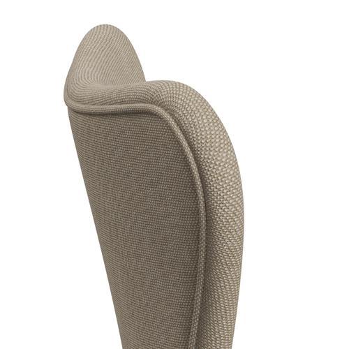 Fritz Hansen 3107 Chair Full Upholstery, Warm Graphite/Hallingdal Sand