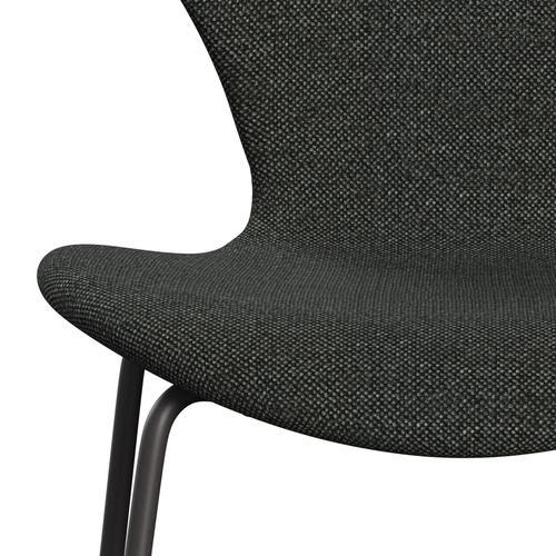 Fritz Hansen 3107 Chair Full Upholstery, Warm Graphite/Hallingdal Black/Grey (Hal368)