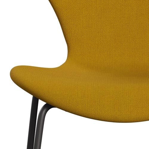 Fritz Hansen 3107 Chair Full Upholstery, Warm Graphite/Hallingdal Mustard