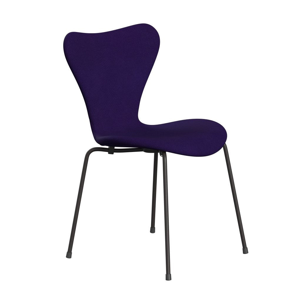 Fritz Hansen 3107 Chair Full Upholstery, Warm Graphite/Hallingdal Violet