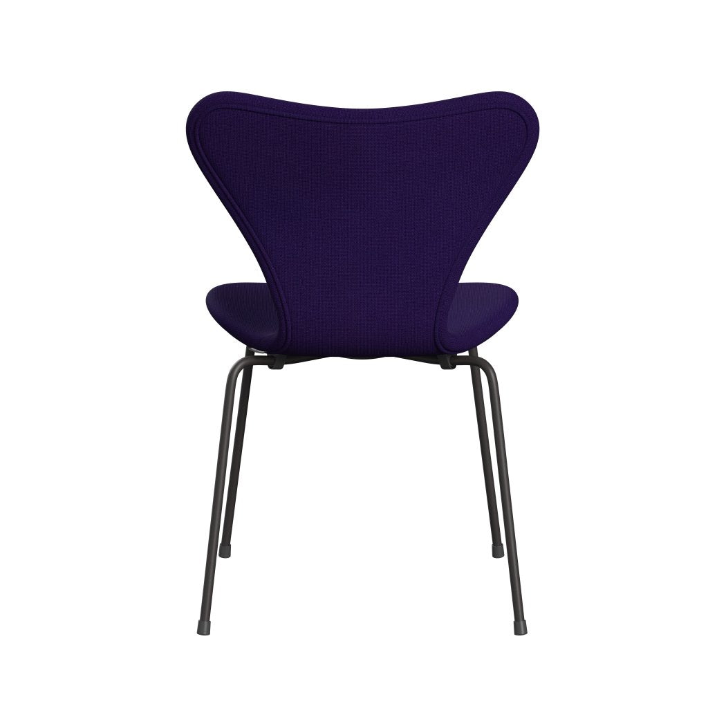 Fritz Hansen 3107 Chair Full Upholstery, Warm Graphite/Hallingdal Violet