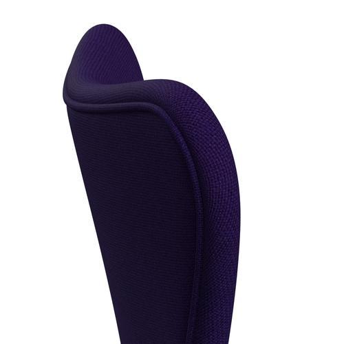 Fritz Hansen 3107 Chair Full Upholstery, Warm Graphite/Hallingdal Violet