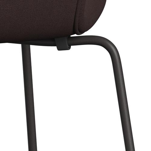 Fritz Hansen 3107 Chair Full Upholstery, Warm Graphite/Remix Dark Blue (Rem362)