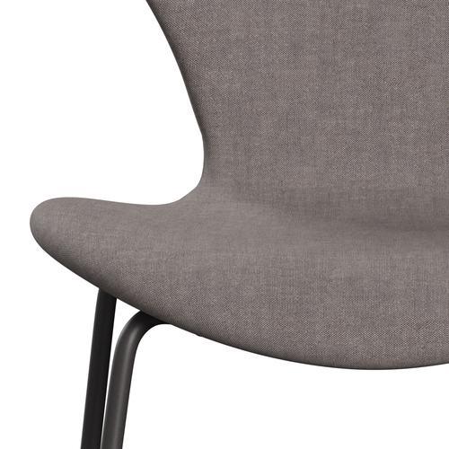 Fritz Hansen 3107 Chair Full Upholstery, Warm Graphite/Remix Dark Grey (Rem136)