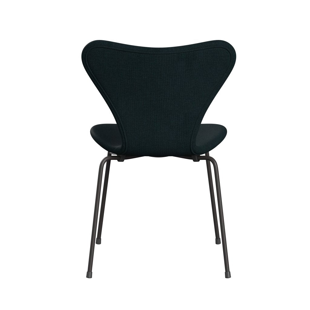 Fritz Hansen 3107 Chair Full Upholstery, Warm Graphite/Remix Dark Green