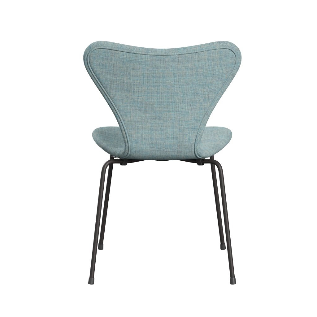 Fritz Hansen 3107 Chair Full Upholstery, Warm Graphite/Remix Light Blue