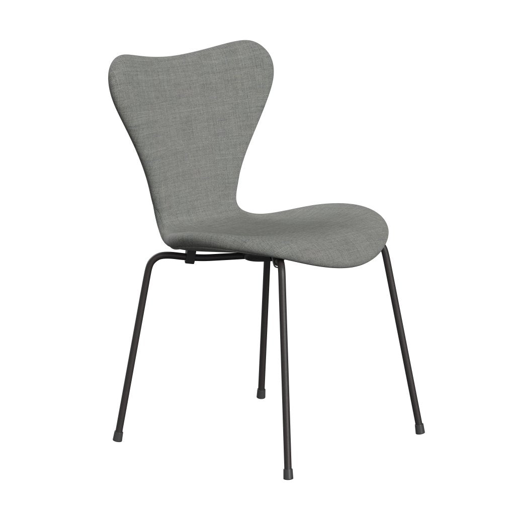 Fritz Hansen 3107 Chair Full Upholstery, Warm Graphite/Remix Light Grey