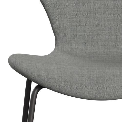 Fritz Hansen 3107 Chair Full Upholstery, Warm Graphite/Remix Light Grey