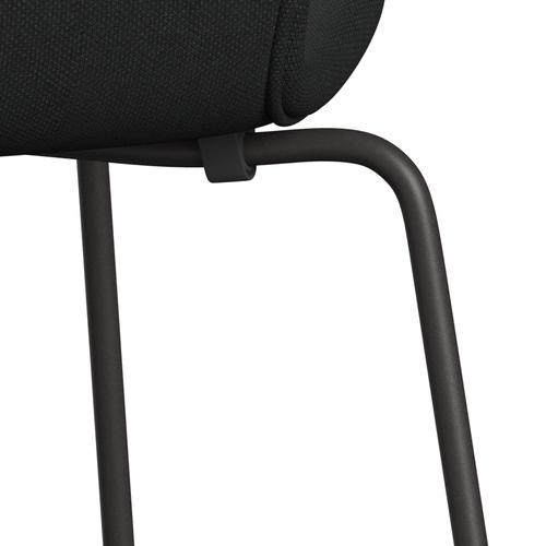 Fritz Hansen 3107 Chair Full Upholstery, Warm Graphite/Steelcut Dark Brown (Sti380)