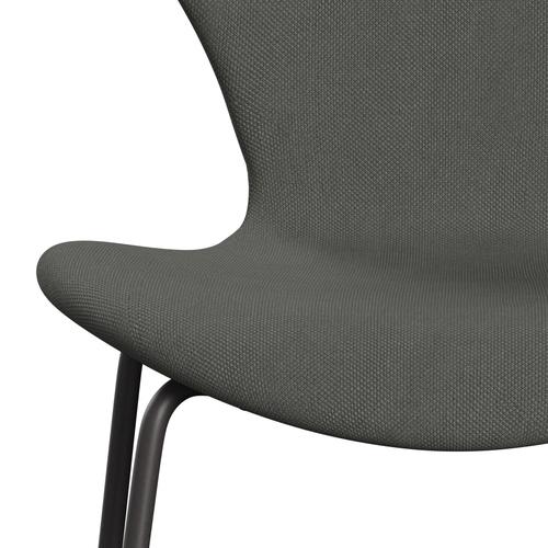 Fritz Hansen 3107 Chair Full Upholstery, Warm Graphite/Steelcut Grey